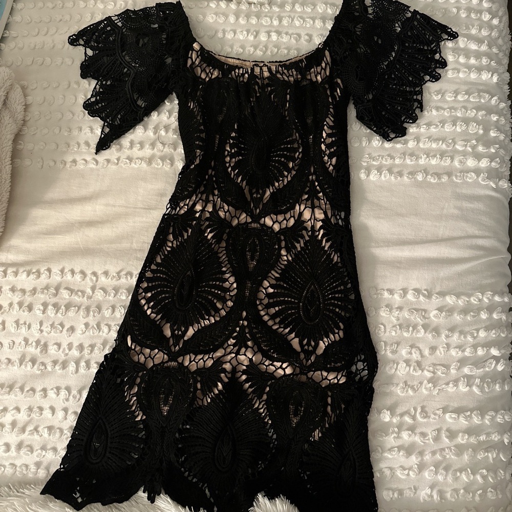 Free People Black Mini Dress